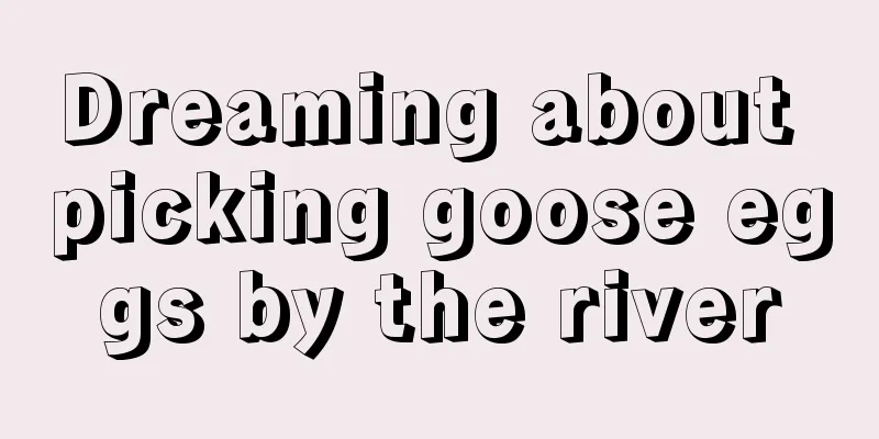 Dreaming about picking goose eggs by the river