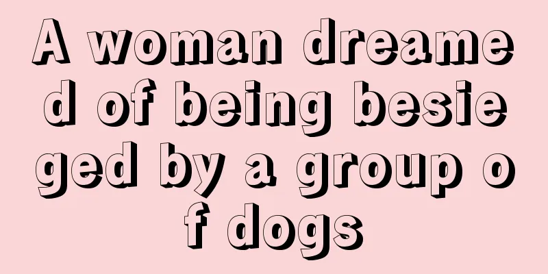 A woman dreamed of being besieged by a group of dogs