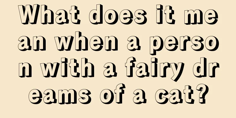 What does it mean when a person with a fairy dreams of a cat?