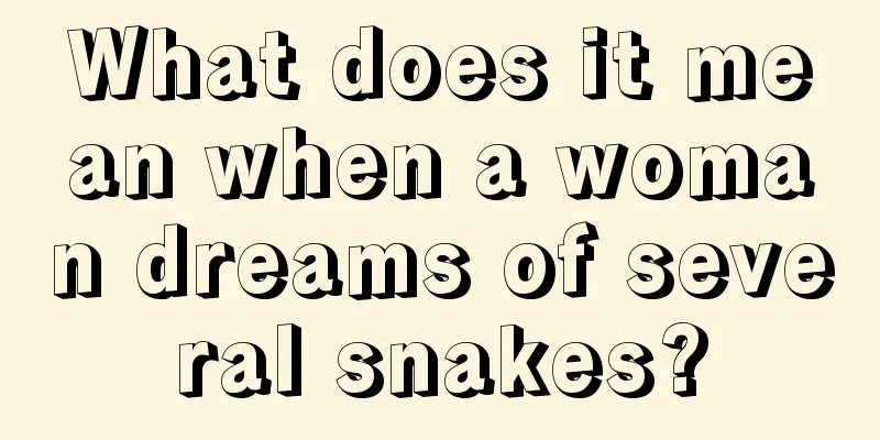 What does it mean when a woman dreams of several snakes?