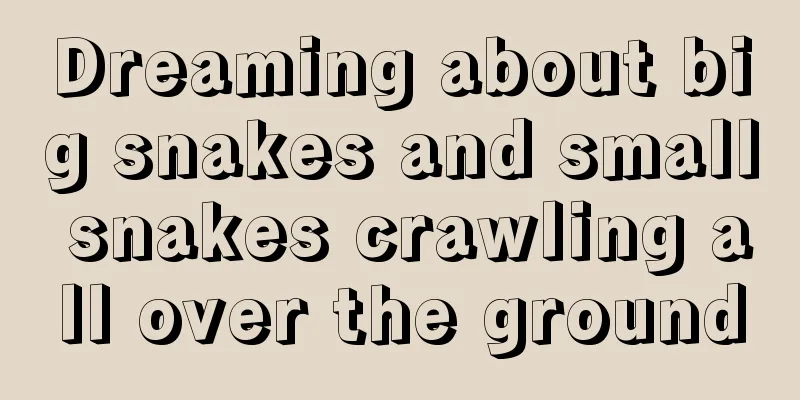 Dreaming about big snakes and small snakes crawling all over the ground
