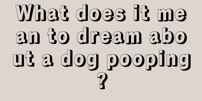 What does it mean to dream about a dog pooping?