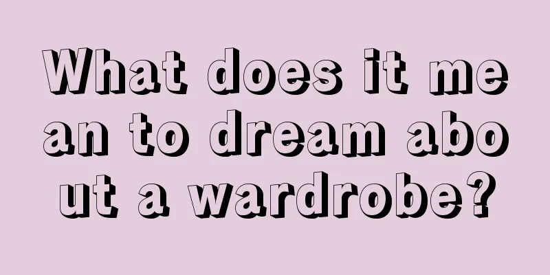 What does it mean to dream about a wardrobe?