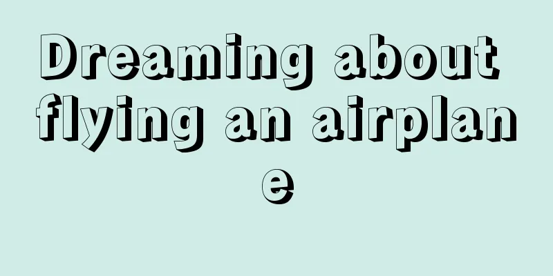 Dreaming about flying an airplane