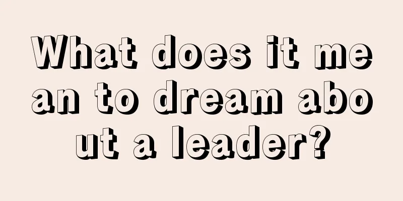 What does it mean to dream about a leader?