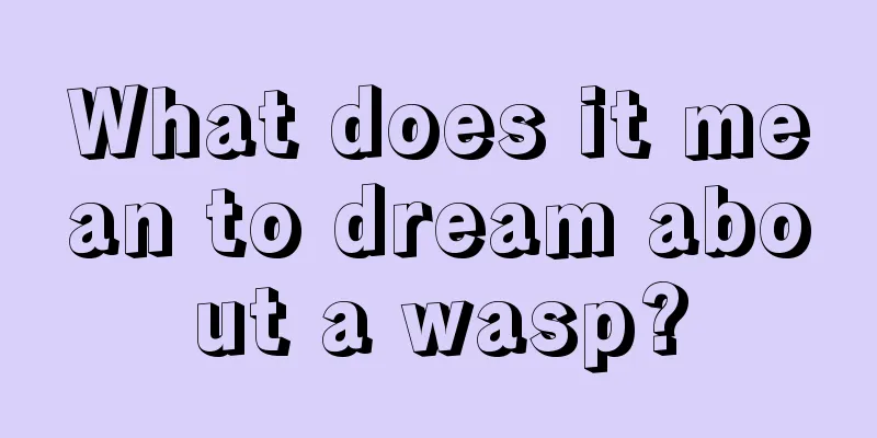 What does it mean to dream about a wasp?