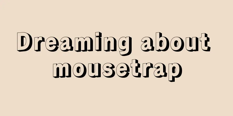 Dreaming about mousetrap