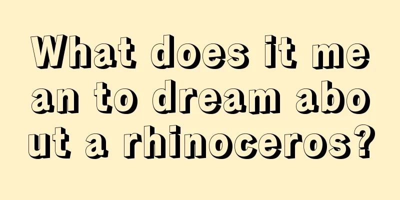 What does it mean to dream about a rhinoceros?