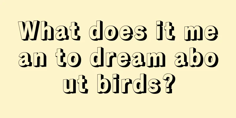 What does it mean to dream about birds?