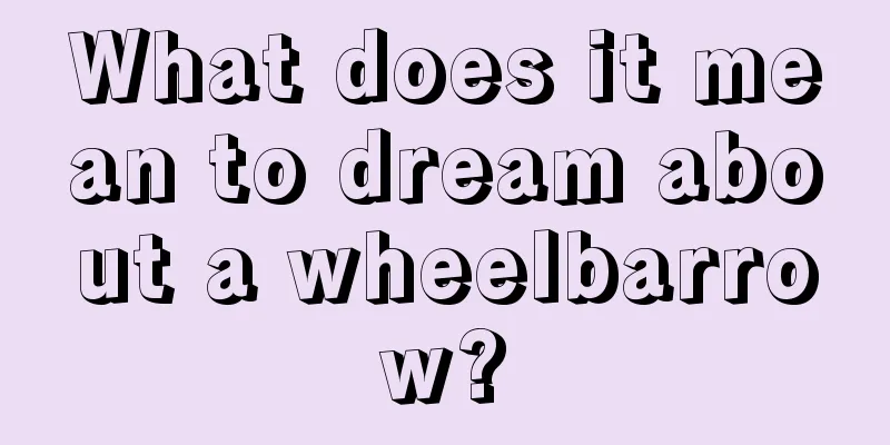 What does it mean to dream about a wheelbarrow?