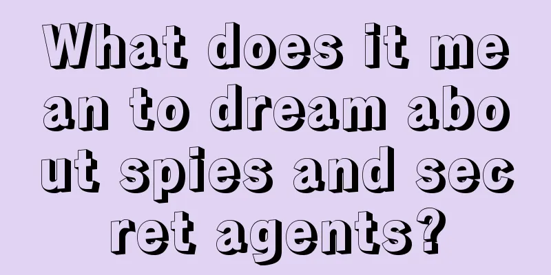 What does it mean to dream about spies and secret agents?