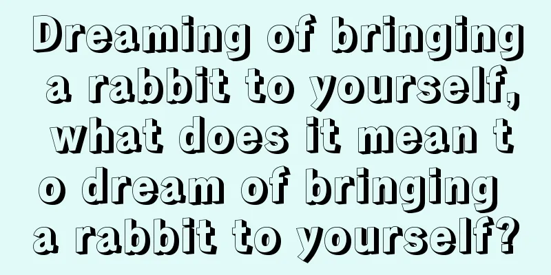 Dreaming of bringing a rabbit to yourself, what does it mean to dream of bringing a rabbit to yourself?