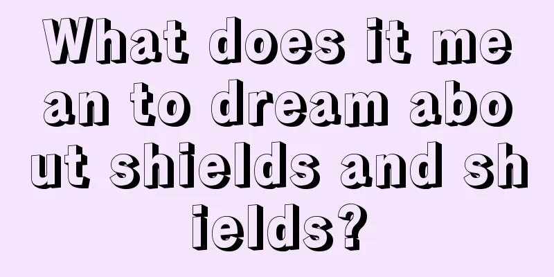 What does it mean to dream about shields and shields?