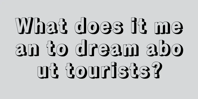 What does it mean to dream about tourists?