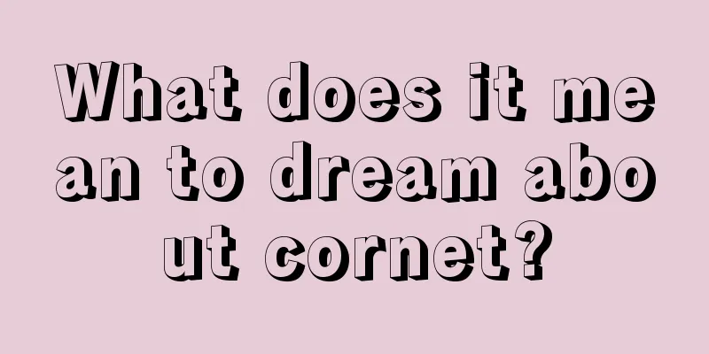 What does it mean to dream about cornet?