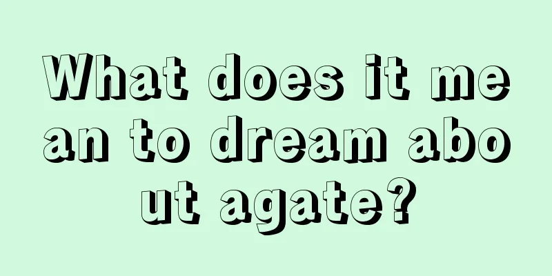 What does it mean to dream about agate?