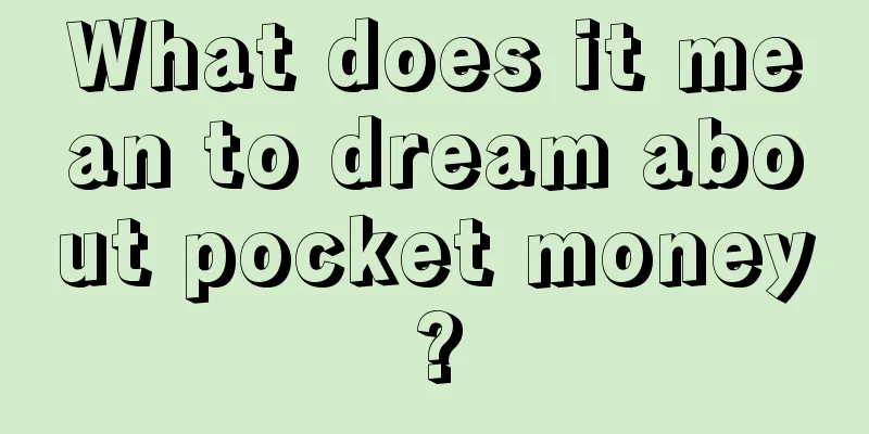 What does it mean to dream about pocket money?