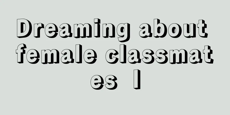 Dreaming about female classmates Ⅰ