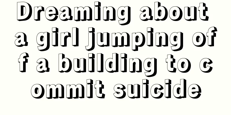 Dreaming about a girl jumping off a building to commit suicide