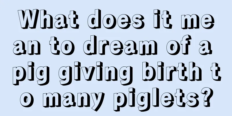 What does it mean to dream of a pig giving birth to many piglets?