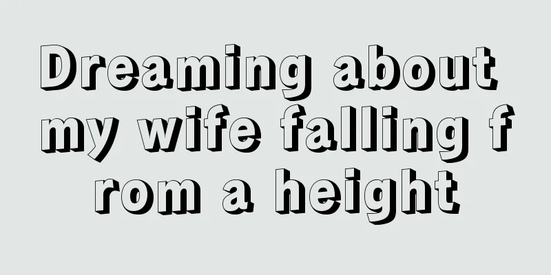 Dreaming about my wife falling from a height