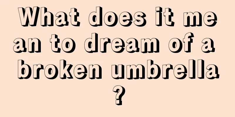 What does it mean to dream of a broken umbrella?