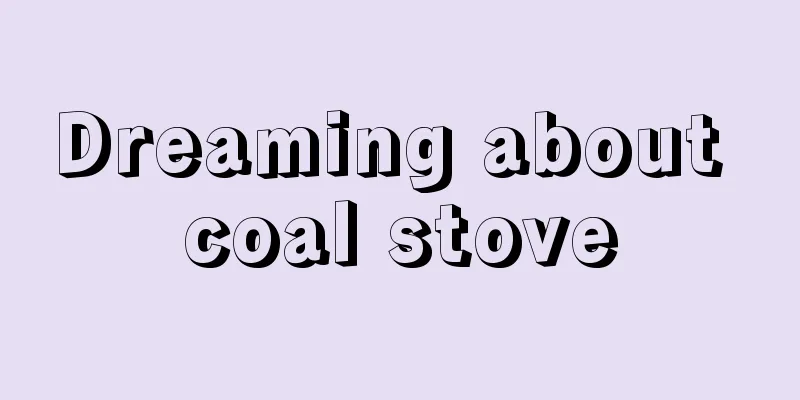 Dreaming about coal stove