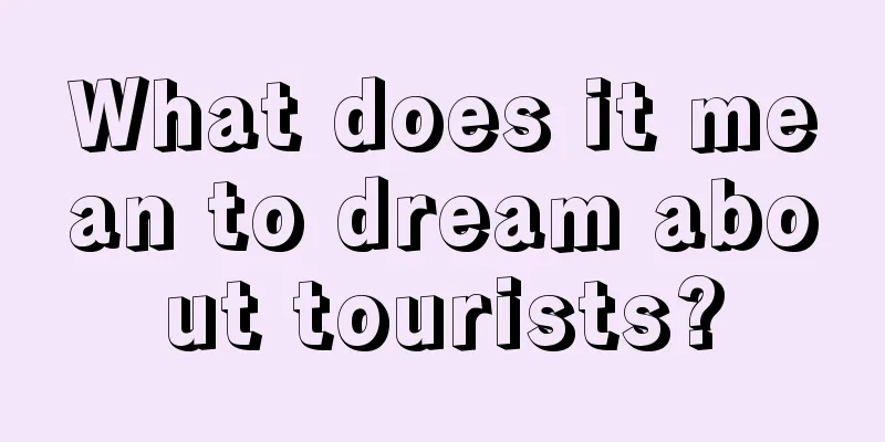 What does it mean to dream about tourists?