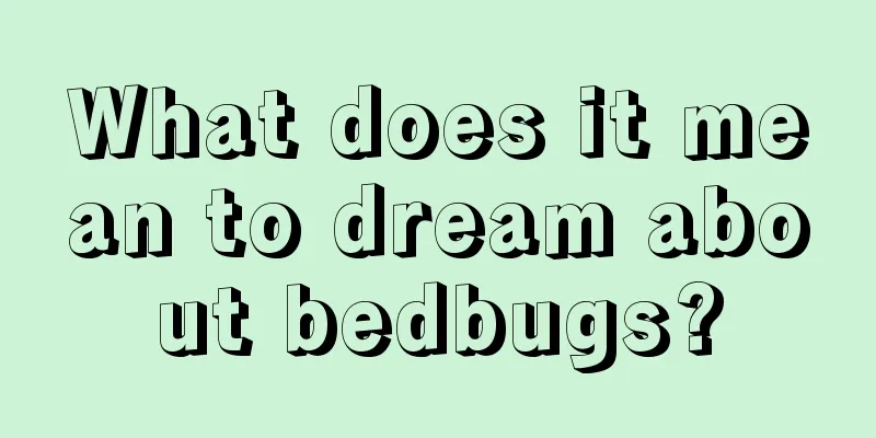 What does it mean to dream about bedbugs?