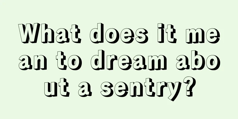 What does it mean to dream about a sentry?