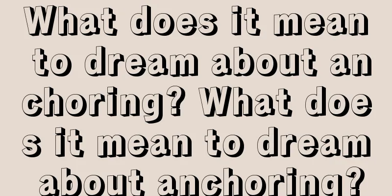 What does it mean to dream about anchoring? What does it mean to dream about anchoring?