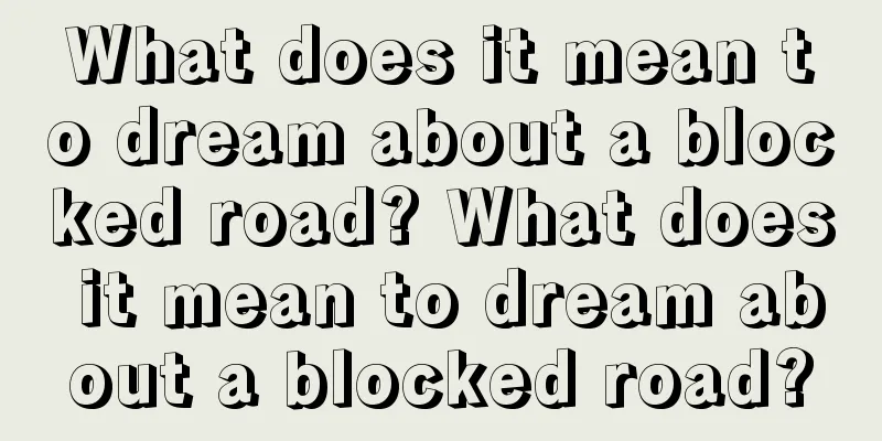 What does it mean to dream about a blocked road? What does it mean to dream about a blocked road?