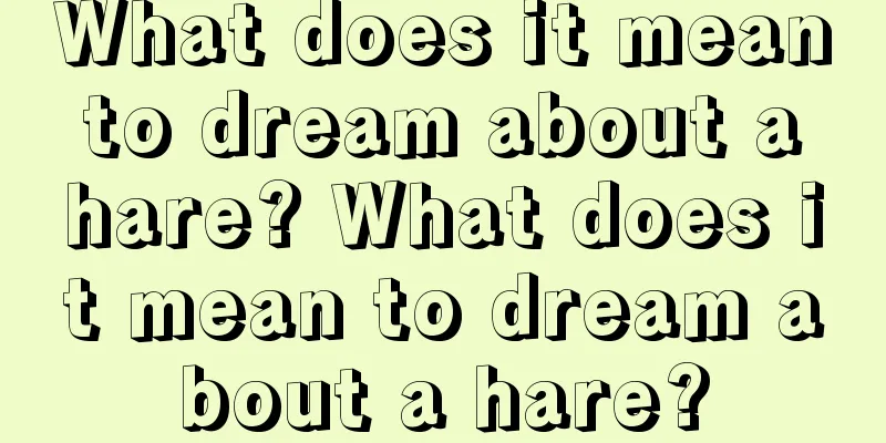 What does it mean to dream about a hare? What does it mean to dream about a hare?