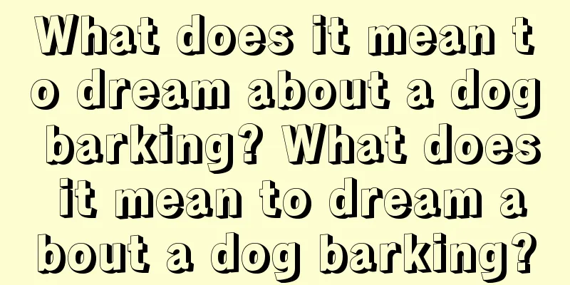 What does it mean to dream about a dog barking? What does it mean to dream about a dog barking?