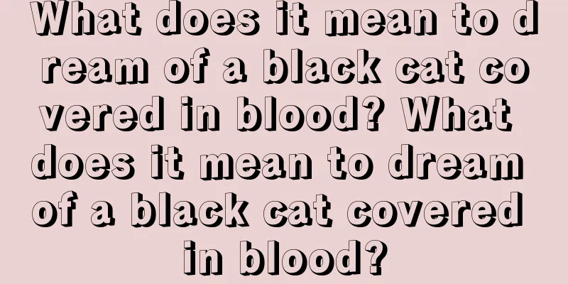 What does it mean to dream of a black cat covered in blood? What does it mean to dream of a black cat covered in blood?