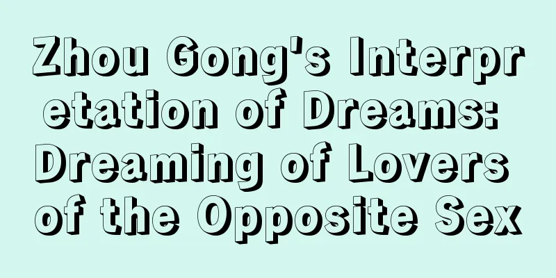 Zhou Gong's Interpretation of Dreams: Dreaming of Lovers of the Opposite Sex