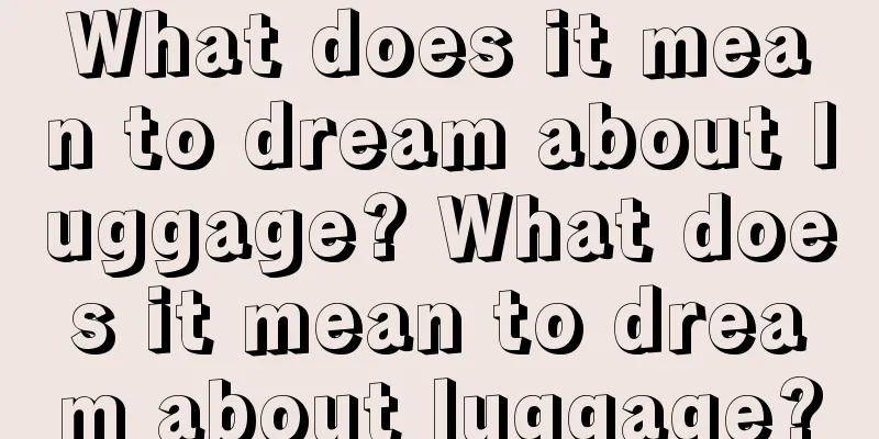 What does it mean to dream about luggage? What does it mean to dream about luggage?