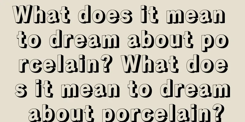 What does it mean to dream about porcelain? What does it mean to dream about porcelain?