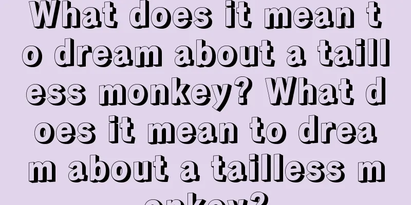 What does it mean to dream about a tailless monkey? What does it mean to dream about a tailless monkey?