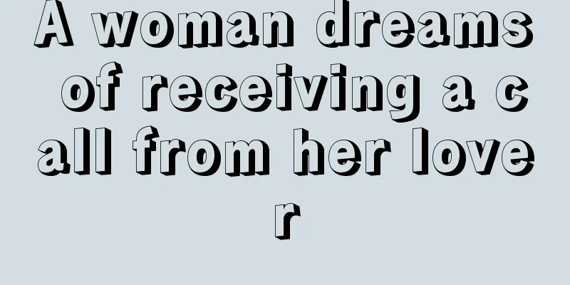 A woman dreams of receiving a call from her lover