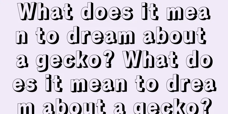 What does it mean to dream about a gecko? What does it mean to dream about a gecko?