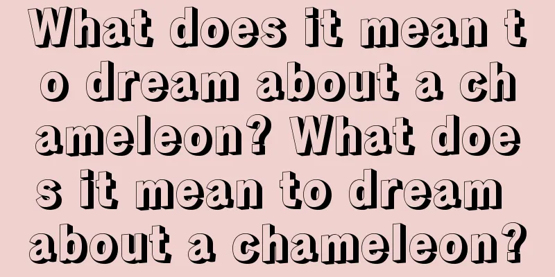 What does it mean to dream about a chameleon? What does it mean to dream about a chameleon?