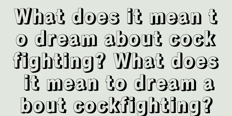 What does it mean to dream about cockfighting? What does it mean to dream about cockfighting?