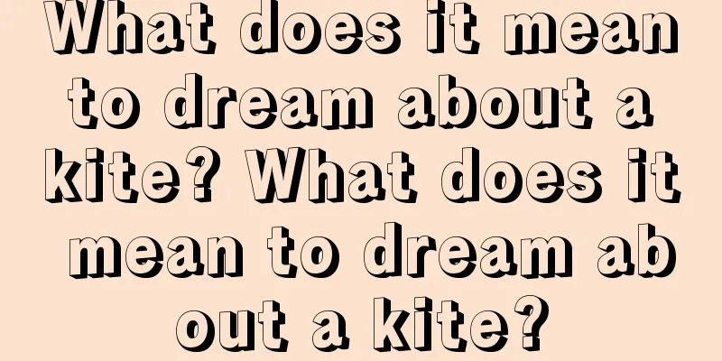 What does it mean to dream about a kite? What does it mean to dream about a kite?