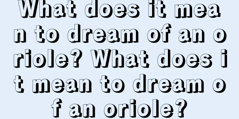 What does it mean to dream of an oriole? What does it mean to dream of an oriole?