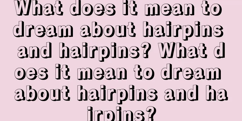 What does it mean to dream about hairpins and hairpins? What does it mean to dream about hairpins and hairpins?