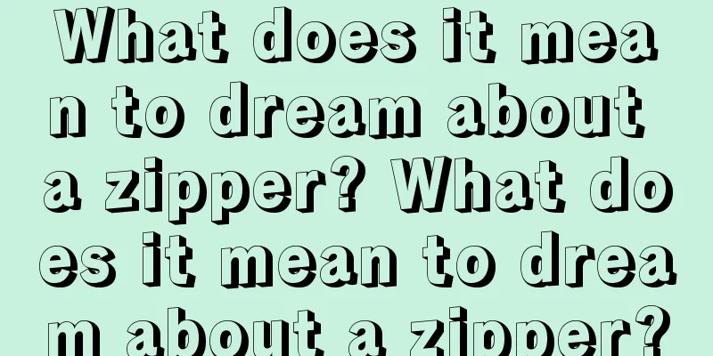 What does it mean to dream about a zipper? What does it mean to dream about a zipper?