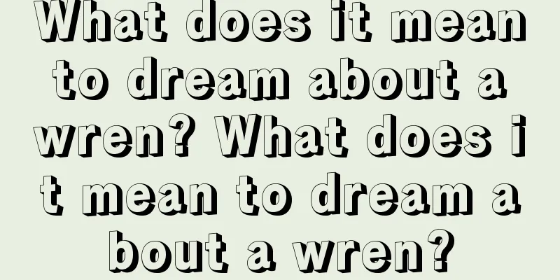 What does it mean to dream about a wren? What does it mean to dream about a wren?