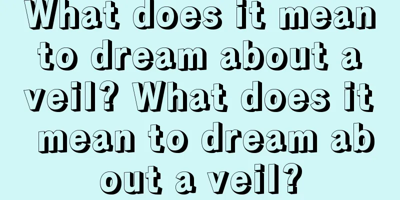 What does it mean to dream about a veil? What does it mean to dream about a veil?