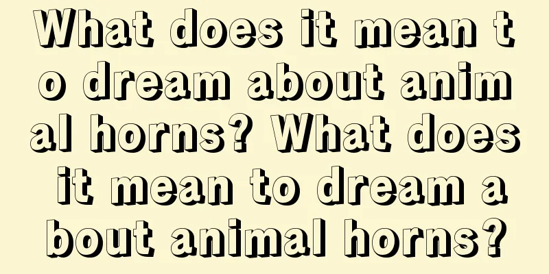 What does it mean to dream about animal horns? What does it mean to dream about animal horns?